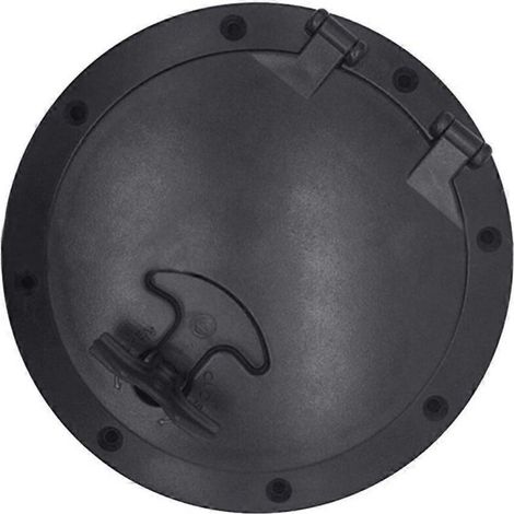 Porte d'accès marine 6 pouces pour kayak, canoë et bateau - Couvercle de hublot avec kit de verrouillage pour sac de rangement étanche