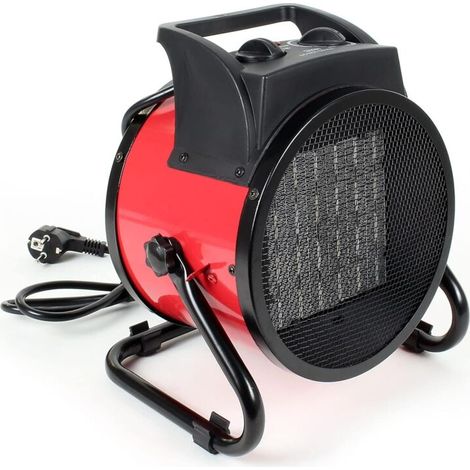 Riscaldatore a infrarossi in ceramica da 2 kW (2000 W), 30 m², con termostato e 3 livelli di potenza.