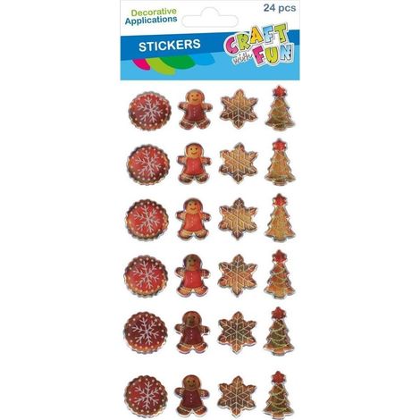Craft Autocollants de Noël métalliques brillants élégants