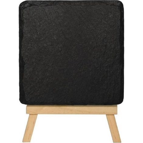Plat de présentation en ardoise naturelle - Lot de 4 (1/4)