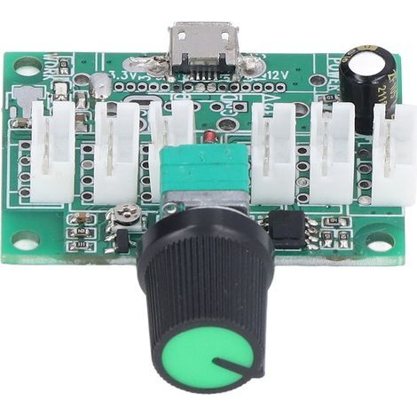 Régulateur de Vitesse USB pour 24 Ventilateurs PC avec Contrôle de Luminosité RGB et Alimentation Multiple