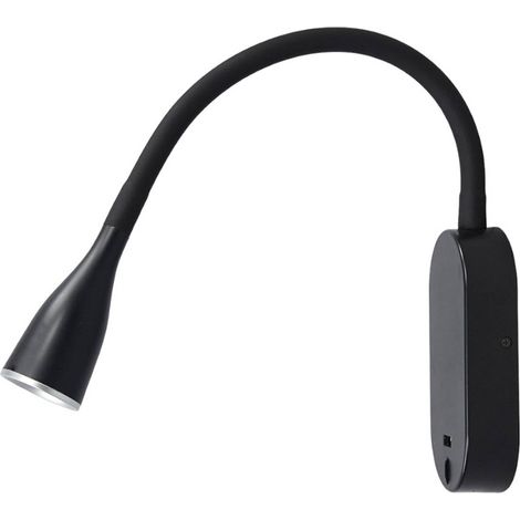 LED-vägglampa, vägglampa inomhus "Enna" aus syntetmaterialmit USB Anschluss für sovrum von Lindby