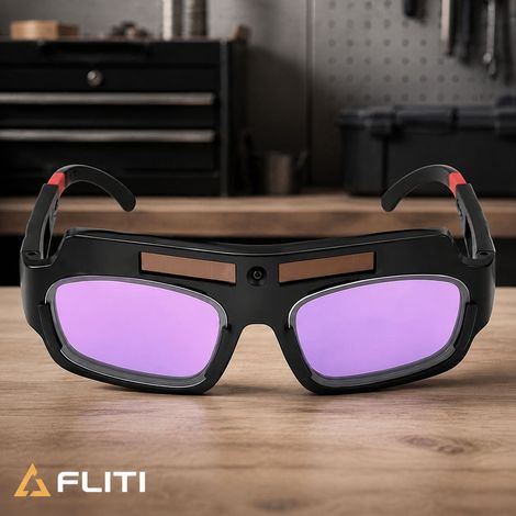 Automatic Solar Welding Glasses with Darkening, Eye Protection for Arc Welding, Cutting and Brazing, Impact Resistant (1/5)