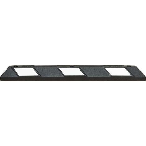 MORAVIA Radstopp Park-AID 1.200 mm schwarz mit weißen Reflexstreifen inklusive Befestigungsmaterial (1/5)