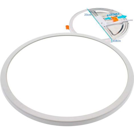 Downlight / Plafón Led KRAMFOR EPISTAR 20W Ajustable, Blanco frío