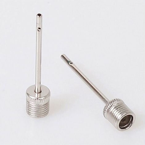 Lot de 15 aiguilles de gonflage pour pompe à ballon en acier inoxydable avec récipient de rangement Idéal pour gonfler le football, le basket-ball, le volleyball et tous les autres ballons de sport (1/5)