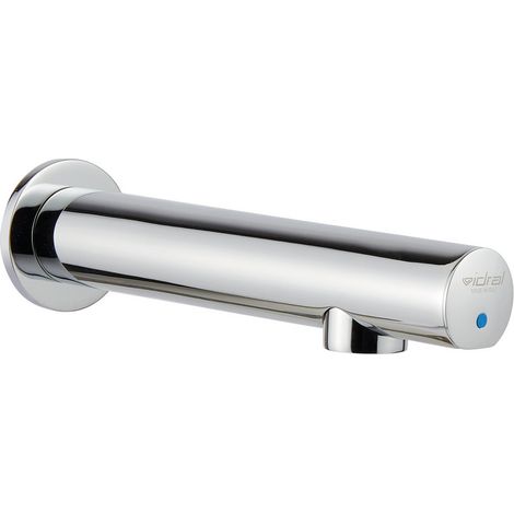 Miscelatore elettronico lavabo per pareti in cartongesso, alimentatore da rete 230V Serie ONE Idral 02582/R Cromato - Ottone (1/2)