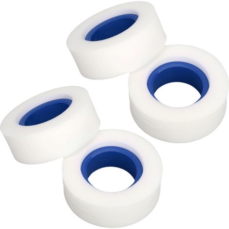 Lot de 4 pneus en mousse souple double couche de 5,6 cm (2,2 pouces) pour voitures et crawlers RC 1/10 et 1/8 (bleu). (1/5)