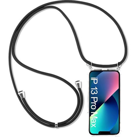 Hülle für iPhone 13 Pro Max, schwarzes Armband (1/5)