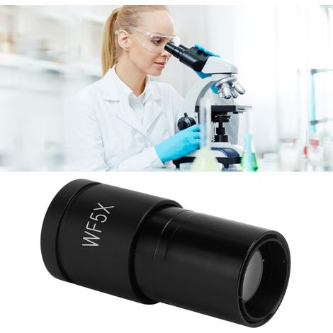 Oculaire biologique pour microscope, oculaire grand angle, oculaire universel haute définition WF5X (1/5)