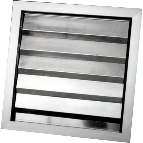 Volets de surpression aluminium extérieur, D 200 x 400 mm S&P (UNELVENT) 872897