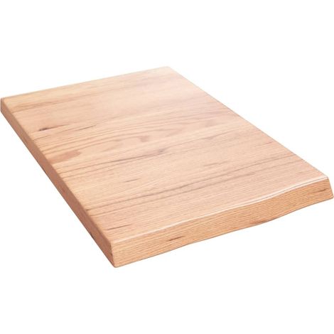 Étagère murale,Étagère flottante marron clair bois chêne massif traité CFW33795 (1/5)