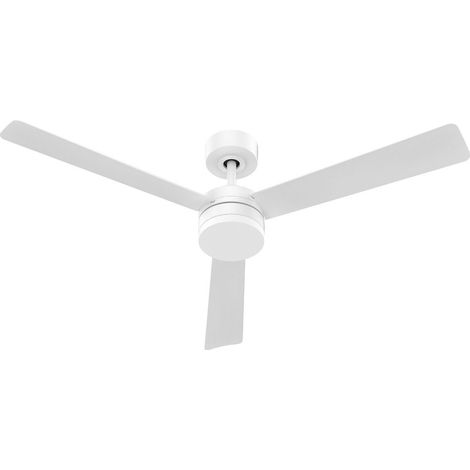 Ventilador de Techo LED regulable con mando a distancia (28W 3CCT 2800lm) IP20 Ø132cm color blanco (1/3)