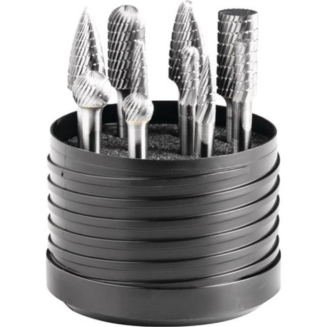 PFERD Set  di frese  rotative stelo  Ø 6  mm dentatura  3  10pz.  - 21900500 (1/2)
