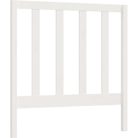 Maison Exclusive - Kopfteil Weiß 95x4x100 cm Massivholz Kiefer
