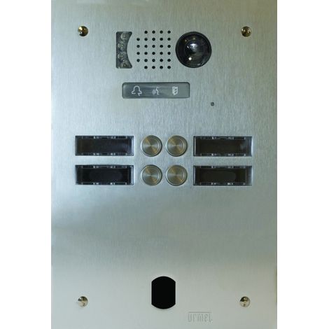 Plaque video alu 2r 4 bp 2 voice - URMET V83/204