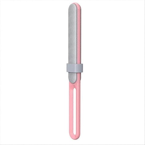 Rouleau anti-poils d'animaux réutilisable, outil de nettoyage efficace, brosse pour la maison et la voiture, rose facile à utiliser (1/5)