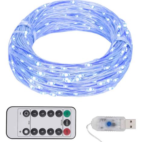 LED String with 150 LEDs Blue 15 m vidaXL (1/5)