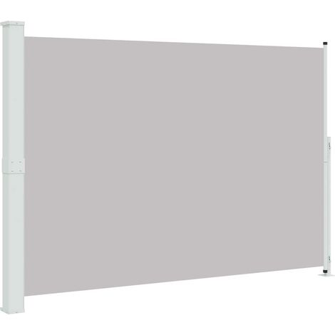 Tenda da Sole Tenda Laterale Retrattile per Patio 200x300 cm Grigia (1/4)