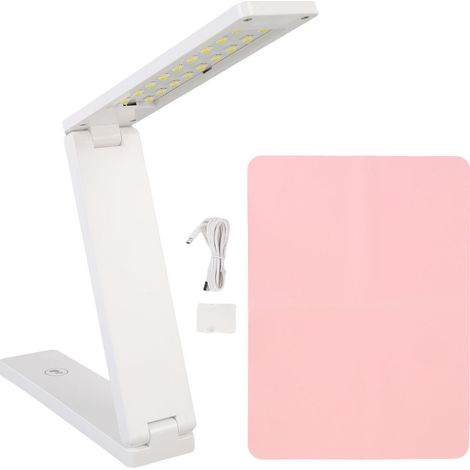 Lampe UV Résine Pliable Rechargeable USB avec Tapis Silicone 18 LED 395nm Séchage Rapide Compact pour Loisirs Créatifs et DIY (1/5)