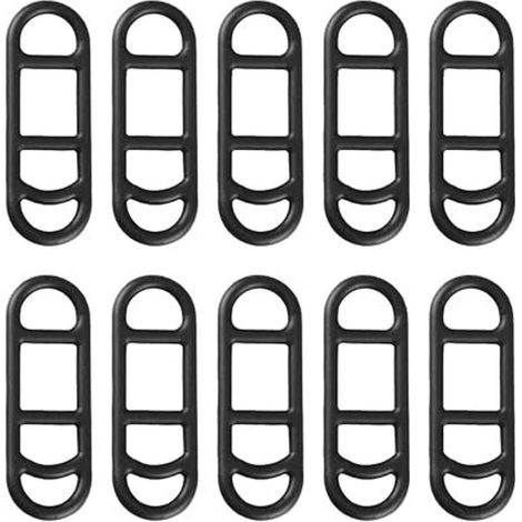 Lot de 6 sangles de fixation en silicone résistantes à l'usure pour feux arrière de vélo (1/5)