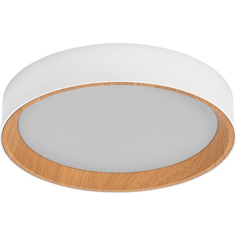 Plafonnier LED OSRAM, 16W, 3000K, 1000lm, blanc chaud, IP20, réglable, blanc, Ø29cm (1/4)