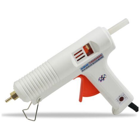 pistolet à colle chaude100-240V 120W pistolet à colle thermofusible température constante réglable blanc (1/5)