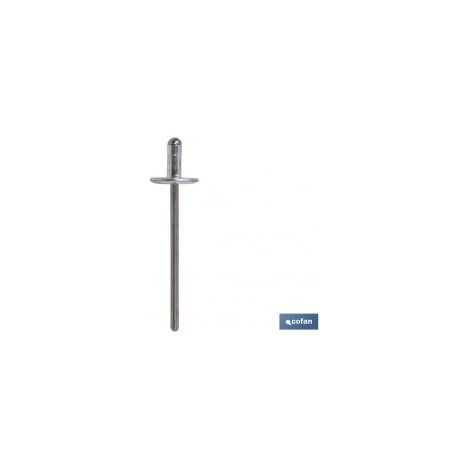 Pacchetto 250 Rivetti a Larga Aletta Multigrip 4,8 x 16 mm