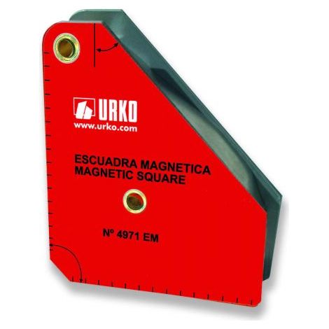 URKO escuadra magnética 4971-em. soldadura. pintado rojo - urko (1/2)