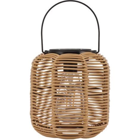 Solar Hanging Lantern Outdoor Tungsten Waterproof Decorative Rattan Lantern for Table Patio Garden Yard Porch (1/5)