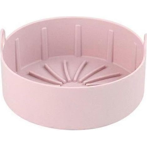 Pentola in silicone, friggitrice ad aria, padella per barbecue spessa, cestello scaldavivande da forno, resistente al calore (1/5)