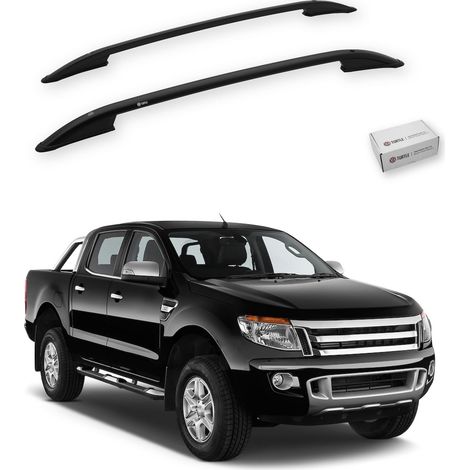 TURTLE kompatibel mit Ford Ranger (T6-P375/Px) 2011-2022 Dachreling Crown Schwarz (1/5)