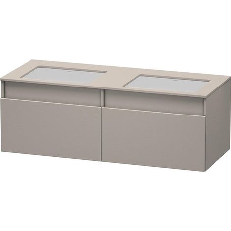 Meuble sous-vasque DURASTYLE 550x1400x500m avec éclairageidseitig ter