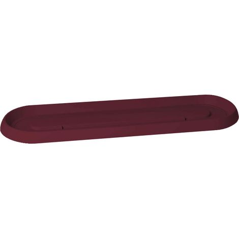 Soucoupe pour jardinière basse - Osaka - 69,1x22x2,9 cm - Rouge bourgogne - EDA