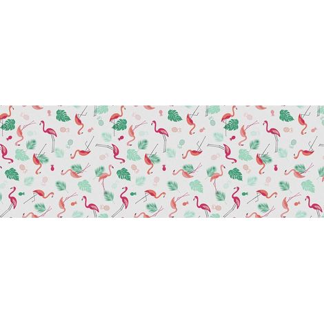 nappe toile cirée rectangulaire Pacifique Sud 150 cm nappe imperméable et anti tache style vintage pour table de cuisine, salle à manger ou jardin contact alimentaire (1/5)