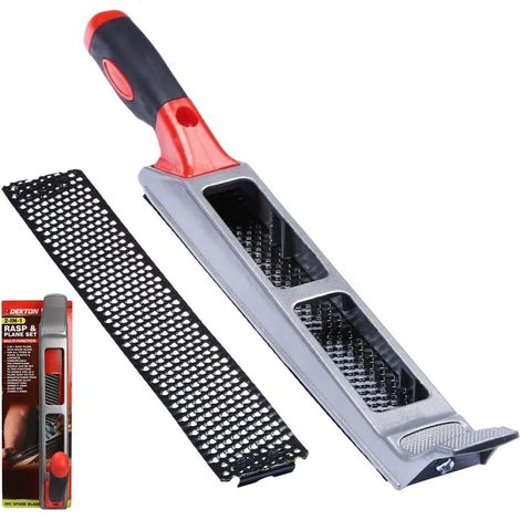 Dekton Hand Rasp Surform Plane 250mm Planer For Wood Plasterboard Files 10" (1/2)