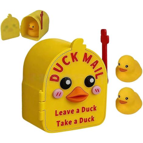Boîte aux lettres magnétique en forme de canard imprimée en 3D pour porte de bateau de croisière, décoration de porte avec 2 canards pour famille de marins (1/5)