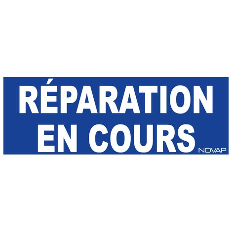 Panneau Réparation en cours - Rigide 330x120mm - 4140308