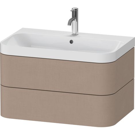 Duravit Happy D.2 Plus c-shaped Set wandhängend,775x490mm, 2