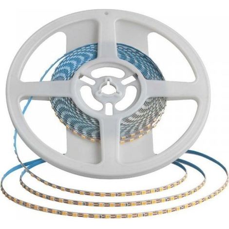 LED STRISCIA SMD 2835 120LED DOUBLE PCB 3MM 3000K 8W/M - Luce CALDA