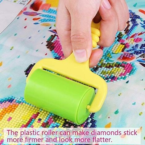 Outil multifonctionnel de peinture diamant et point de croix, rouleau portatif en plastique pour bricolage, 5 pièces ( ) (1/4)