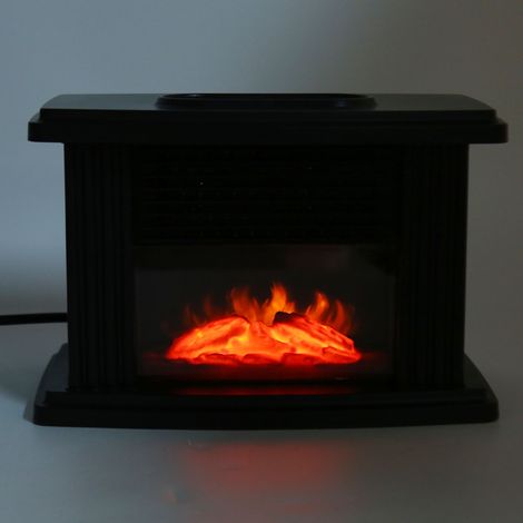 Mini chauffage de cheminée électrique Flame simulée de chauffage efficace PAVE PORTABLE OPÉRATION DU RÉPARGE (1/5)