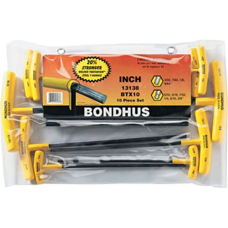 Bondhus 13138 Serie Chiavi a T Esagono Maschio