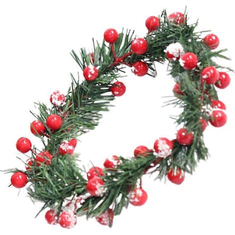 Guirlande de bougies artificielles de Noël (2 pièces) pour décorer votre maison pendant les fêtes. (1/5)