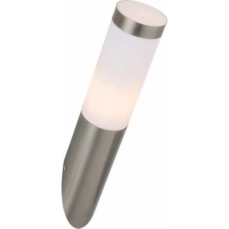 Lampe de jardin LED E27 Sora montage mural argenté (1/3)