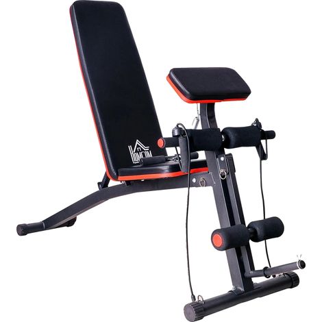 Banco de gimnasio, diseño plegable, respaldo ajustable, T1005-01-00903 (1/2)