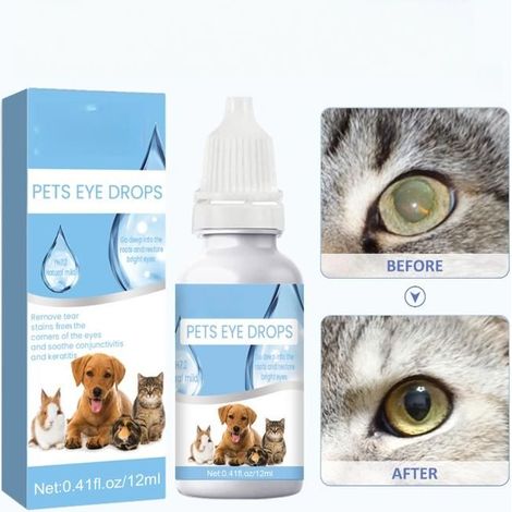 Chien Yeux,Lotion Oculaire Premium Pour Chien Et Chat,Gouttes Oculaires Hydratantes Pour Chiens Et Chats,Gouttes Oculaires Chien,1PC (1/5)