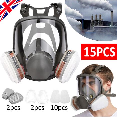 Lightweight Full Face Respirator with Bayonet Connection for Versatile Filter Compatibility-Ideal for Industrial and Chemical Use (1/4)