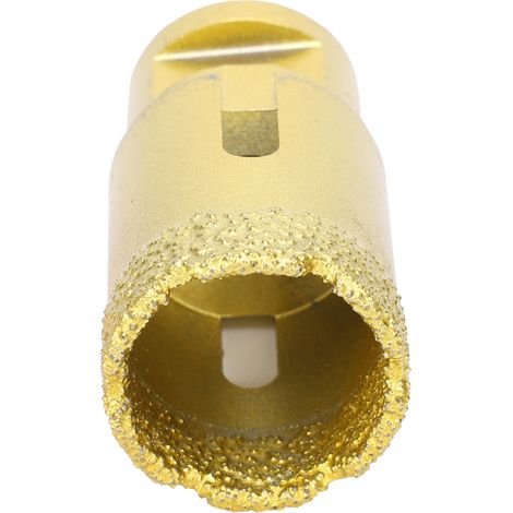 Broca de diamante para soldadura fuerte, sierra de corona, herramienta de perforación para mármol y hormigón M14 32 mm (1/5)