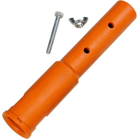 Adaptador patentado Bahco para podadoras P34-37 y P34-27a-f. Para reemplazo rápido de herramientas. Pinza ajustable para pértiga